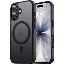 Str Store iPhone 17 Için Manyetik Kılıf Magsafe 16 Ft Düşmeye Dayanıklı Mat Cilt Hissetme Arka Kapak Darbeye Dayanıklı Ince Fit iPhone 17 Telefon Kılıfları 6,3 Inç, Siyah