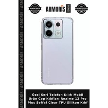 Armoris Özel Seri Telefon Kılıfı Mobil Ürün Cep Kılıfları Realme 12 Pro Plus Şeffaf Clear Tpu Silikon Kılıf