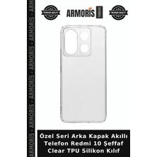 Armoris Özel Seri Arka Kapak Akıllı Telefon Redmi 10 Şeffaf Clear Tpu Silikon Kılıf