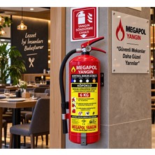 Megapol 6 kg Köpüklü Foam Yangın Söndürme Cihazları, Yangın Söndürücü, Yangın Söndürme Tüpleri, Yangın Tüpü