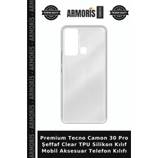 Armoris Premium Tecno Camon 30 Pro Şeffaf Clear Tpu Silikon Kılıf Mobil Aksesuar Telefon Kılıfı