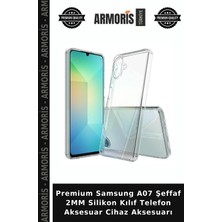 Armoris Premium Samsung A07 Şeffaf 2mm Silikon Kılıf Telefon Aksesuar Cihaz Aksesuarı