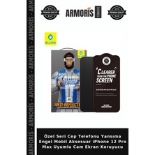 Armoris Özel Seri Cep Telefonu Yansıma Engel Mobil Aksesuar iPhone 12 Pro Max Uyumlu Cam Ekran Koruyucu
