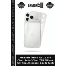 Armoris Premium Infinix Gt 10 Pro Clear Şeffaf Clear Tpu Silikon Kılıf Cep Aksesuarı Gövde Kılıfı