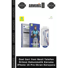 Armoris Özel Seri Yeni Nesil Telefon Örtüsü Dokunmatik Koruma iPhone 16 Pro Ekran Koruyucu