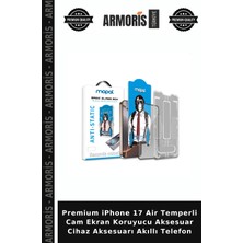Armoris Premium iPhone 17 Air Temperli Cam Ekran Koruyucu Aksesuar Cihaz Aksesuarı Akıllı Telefon