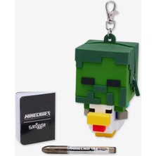 Smiggle Minecraft Mini Not Defteri Çanta Süsü Anahtarlık