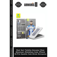 Armoris Özel Seri Telefon Koruma Cihaz Aksesuarı Muhafaza Camı iPhone 16 Pro Uyumlu Cam Ekran Koruyucu
