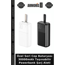 Armoris Özel Seri Cep Bataryası 30000MAH Taşınabilir Powerbank Şarj Aleti