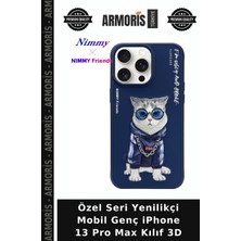 Armoris Özel Seri Yenilikçi Mobil Genç iPhone 13 Pro Max Kılıf 3D