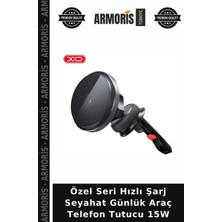 Armoris Özel Seri Hızlı Şarj Seyahat Günlük Araç Telefon Tutucu 15W