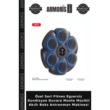 Armoris Özel Seri Fitnes Egzersiz Kondisyon Duvara Monte Müzikli Akıllı Boks Antrenman Makinesi