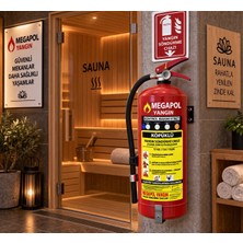 Megapol 12 kg Köpüklü Foam Yangın Söndürücü, Yangın Söndürme Cihazları, Yangın Tüpü, Yangın Söndürme Tüpleri
