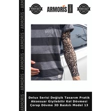 Armoris Delux Serisi Değişik Tasarım Pratik Aksesuar Giyilebilir Kol Dövmesi Çorap Dövme 3D Baskılı Model 13