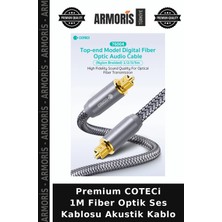 Armoris Premium Coteci 1m Fiber Optik Ses Kablosu Akustik Kablo
