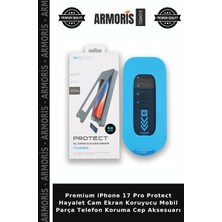 Armoris Premium iPhone 17 Pro Protect Hayalet Cam Ekran Koruyucu Mobil Parça Telefon Koruma Cep Aksesuarı