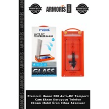 Armoris Premium Honor 200 Auto-Kit Temperli Cam Ekran Koruyucu Telefon Ekranı Mobil Ürün Cihaz Aksesuar