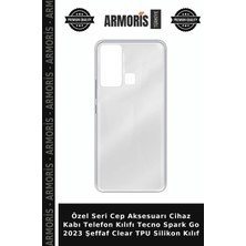 Armoris Özel Seri Cep Aksesuarı Cihaz Kabı Telefon Kılıfı Tecno Spark Go 2023 Şeffaf Clear Tpu Silikon Kılıf