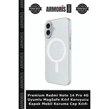 Armoris Premium Redmi Note 14 Pro 4g Uyumlu Magsafe Kılıf Koruyucu Kapak Mobil Koruma Cep Kılıfı