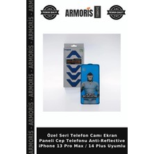 Armoris Özel Seri Telefon Camı Ekran Paneli Cep Telefonu Anti-Reflective iPhone 13 Pro Max / 14 Plus Uyumlu