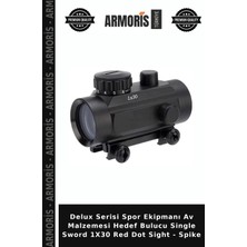 Armoris Delux Serisi Spor Ekipmanı Av Malzemesi Hedef Bulucu Single Sword 1X30 Red Dot Sight - Spike