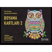 TeknoKapsül Türk Süsleme Sanatlarından Motiflerle Boyama Kartları 2