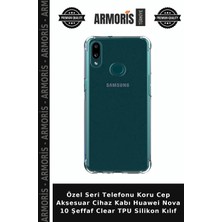 Armoris Özel Seri Telefonu Koru Cep Aksesuar Cihaz Kabı Huawei Nova 10 Şeffaf Clear Tpu Silikon Kılıf