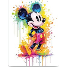 Reflexa Cam Kesme Tahtası Mickey Mouse Desenli Çok Amaçlı 35X25 cm