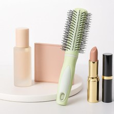 Str Store Yuvarlak Saç Fırçası ve Tarak –yeşil-Pembe-Mor, Masaj Uçlu, Hacim ve Şekillendirme Için (Yeşil)