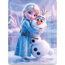 Reflexa Cam Kesme Tahtası Frozen Olaf Desenli Çok Amaçlı 35X25 cm