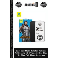 Armoris Özel Seri Mobil Telefon Kalkanı Anti Static Hd iPhone 13 Pro Max / 14 Plus Full Ekran Koruyucu