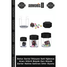 Armoris Delux Serisi Illüzyon Seti Eğlence Aracı Sihirli Büyük Zarı Küçük Zarlar Haline Getiren Sihir Oyunu