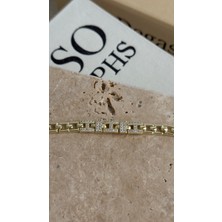 İrem Yıldız 14K Kuyumcu Model Gold Kararmaz Bileklik