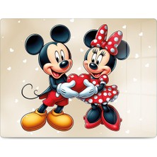 Reflexa Cam Kesme Tahtası Mickey Mouse Desenli Çok Amaçlı 35X25 cm