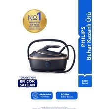 Philips 8000 Serisi PerfectCare Buhar Kazanlı Ütü, OptimalTEMP, Otomatik Buhar, Easy De-Calc, PSG8300/20