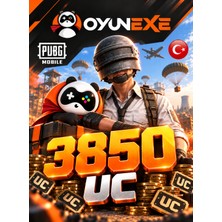 OyunExe Pubg Mobile Uc - Tr Hesaplar Için Geçerlidir -Oyun Id'nize Yüklenir