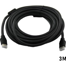 Bezos 3 Metre Örgülü HDMI Kablo V1.4 BZS10