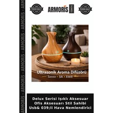 Armoris Delux Serisi Işıklı Aksesuar Ofis Aksesuarı Stil Sahibi Usb& 039;LI Hava Nemlendirici