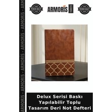 Armoris Delux Serisi Baskı Yapılabilir Toplu Tasarım Deri Not Defteri