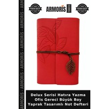 Armoris Delux Serisi Hatıra Yazma Ofis Gereci Büyük Boy Yaprak Tasarımlı Not Defteri