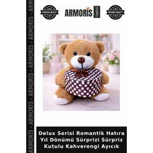Armoris Delux Serisi Romantik Hatıra Yıl Dönümü Sürprizi Sürpriz Kutulu Kahverengi Ayıcık