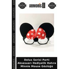 Armoris Delux Serisi Parti Aksesuarı Hediyelik Hatıra Minnie Mouse Gözlüğü