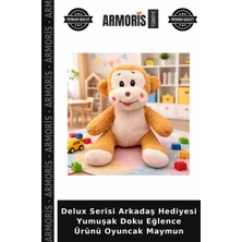 Armoris Delux Serisi Arkadaş Hediyesi Yumuşak Doku Eğlence Ürünü Oyuncak Maymun