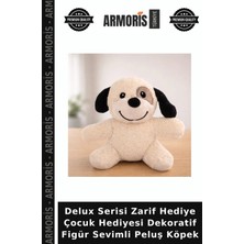 Armoris Delux Serisi Zarif Hediye Çocuk Hediyesi Dekoratif Figür Sevimli Peluş Köpek