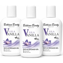 Bettina Barty Lila Vanilla Banyo ve Duş Jeli Mini Boy 3 x 50 ml