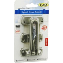 Bezos Çelik Kapı Emniyet Kelepçe (Krom) 60 mm BZS10