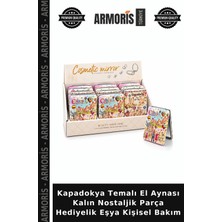 Armoris Kapadokya Temalı El Aynası Kalın Nostaljik Parça Hediyelik Eşya Kişisel Bakım