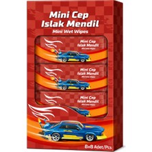 Bezos Islak Mini Cep Mendili 8'li BZS10
