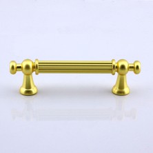 Die Grup Selçuklu Kulp 96 mm 9.6 cm Mat Gold Altın Mobilya Mutfak Çekmece Dolap Dolabı Kulbu Kulpu Kulpları