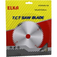 Bezos 185 mm Tct Testere Diski 40 Diş 30 mm Göbek - Ahşap Sunta BZS10